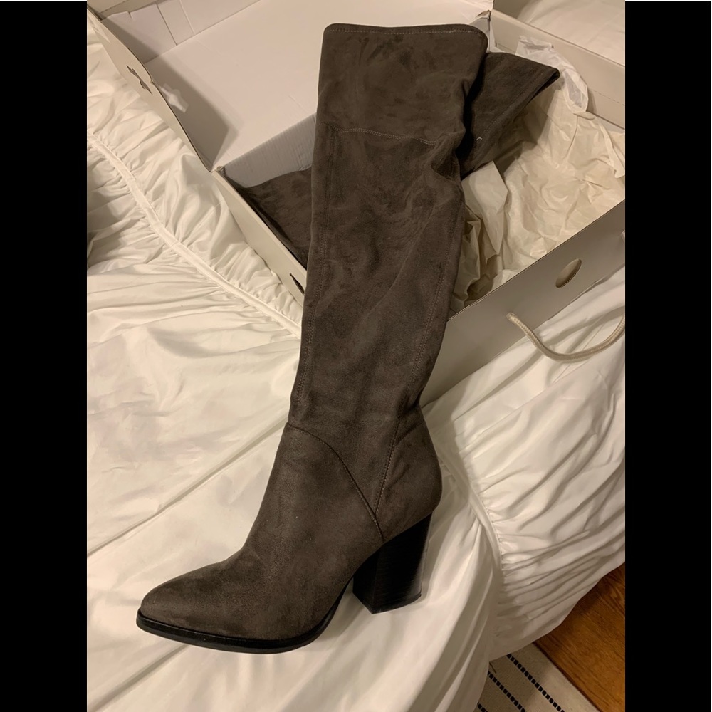 Suede Over the Knee Boots